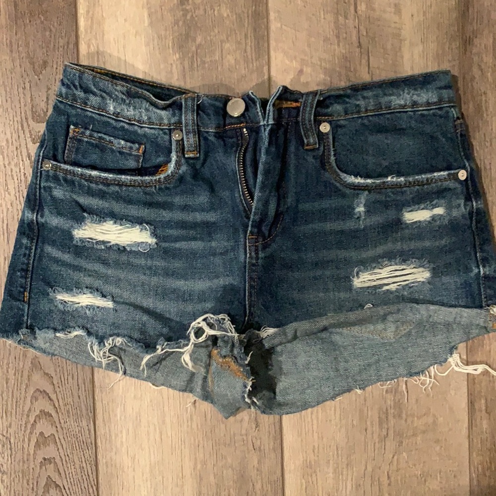 Denim shorts